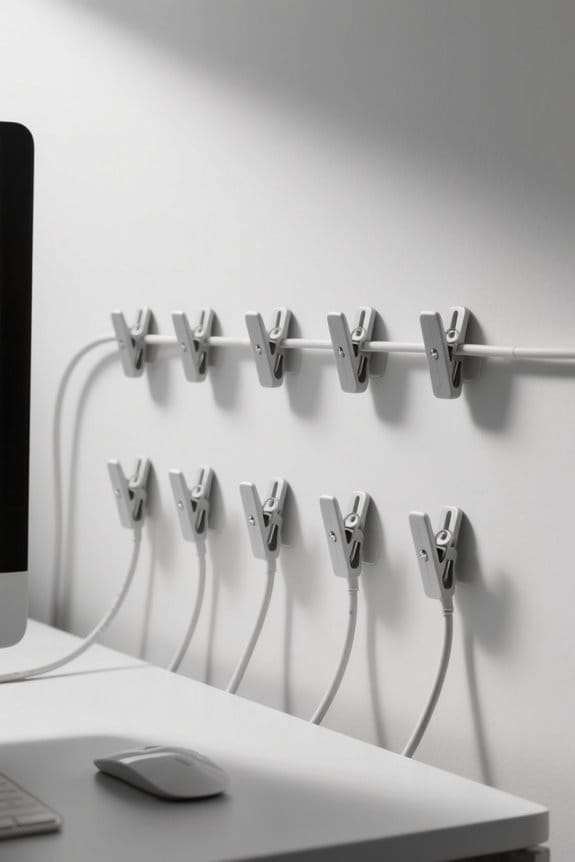 adhesive clips for cables
