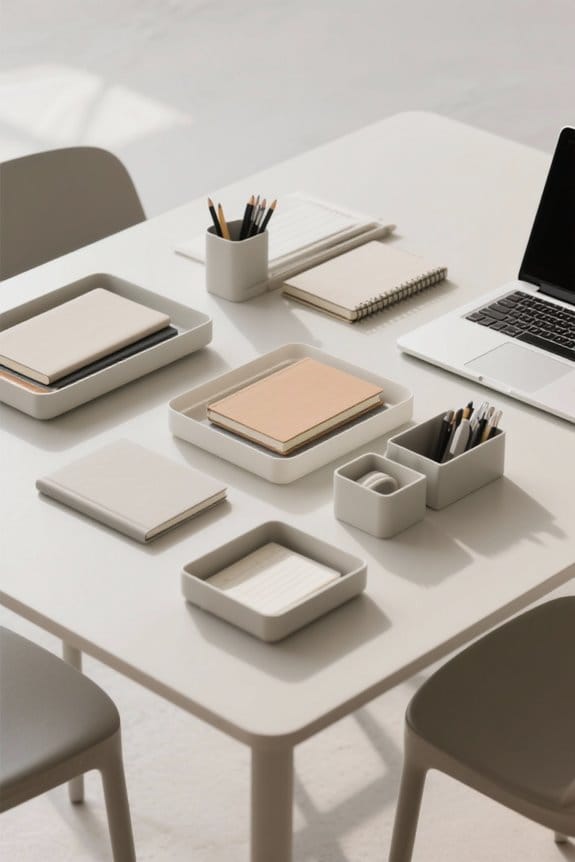 compartmentalize work materials efficiently