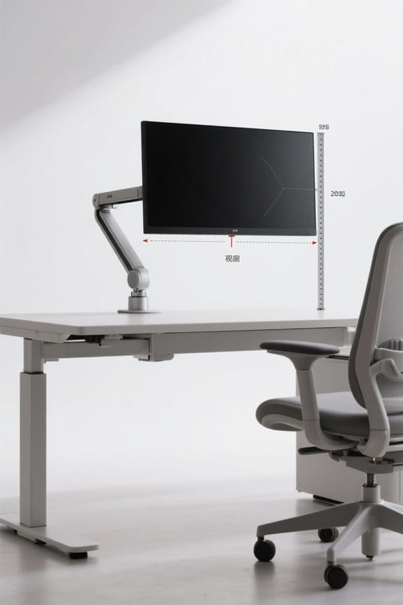 ergonomic monitor placement guidelines