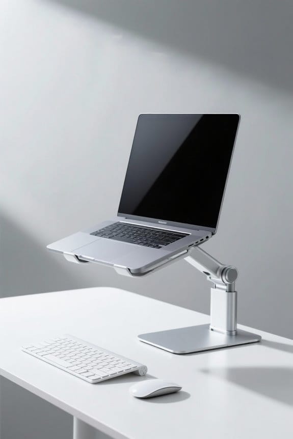 proper laptop height adjustment