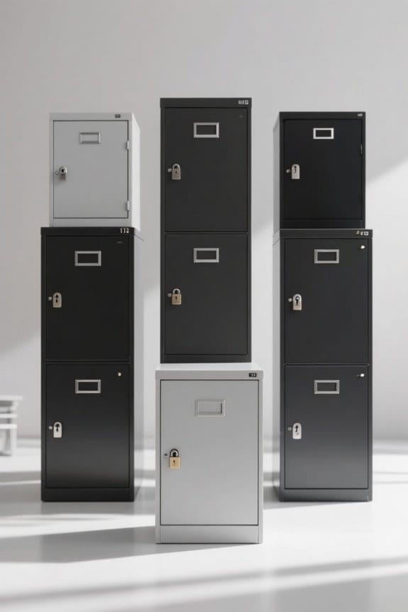 secure lockable file cabinets