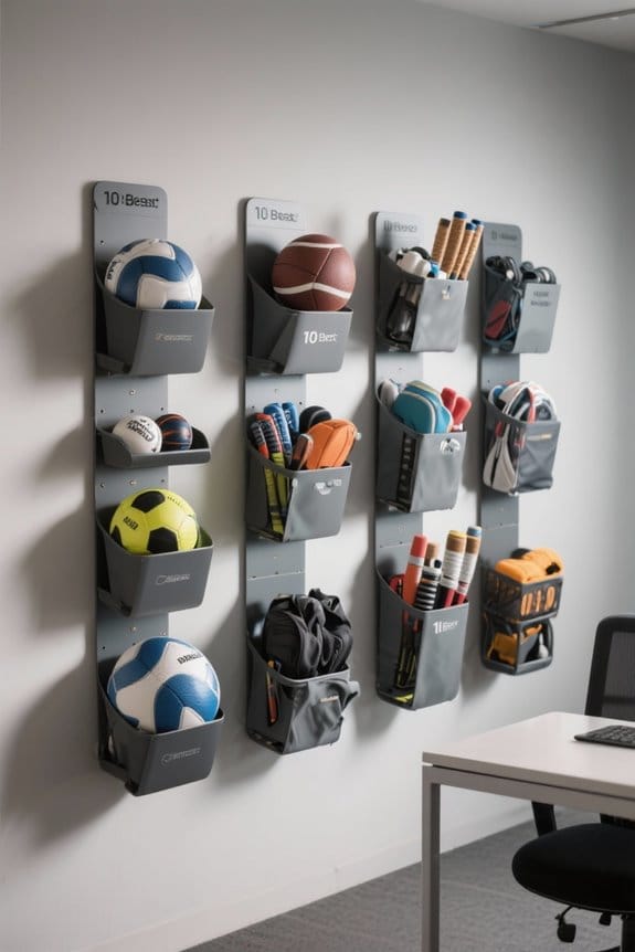 sports equipment organization solutions