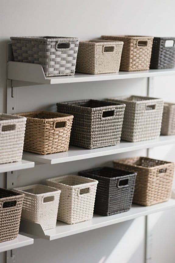 storage baskets selection guidelines