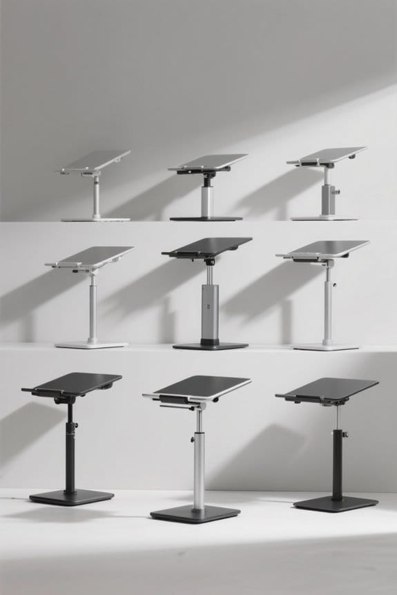 vertical lapstands for comfort